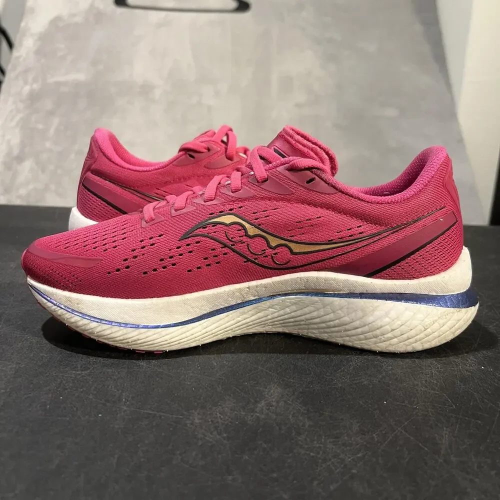 Saucony Endorphin Speed 3 Shoes Womens Size 9 Pink Running Sneakers Athletic